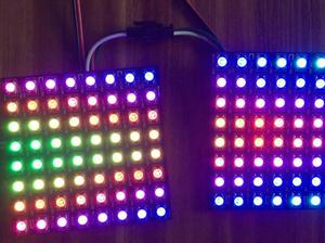 8 x 8 small pixel screen with built-in lamp beads